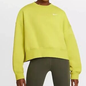 Nike boxy oversized fleece sweatshirt